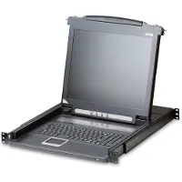 Aten CL1000M 1U Rack KVM Switch avec écran LCD 17" Noir pour Windows/Linux