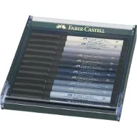 Faber-Castell Fabercastell Pitt 12 Rettle Gray Tones Multicolore Enfants