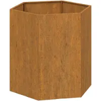 vidaXL Jardinière Rouillé 40x40x45 cm Acier corten