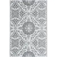 vidaXL Tapis d'extérieur ARAKIL Gris clair 190x290 cm PP