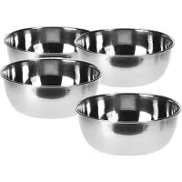 Excellent houseware Bols en acier 250 ml 4 pcs.