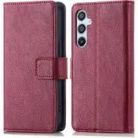 IMoshion Étui de télephone portefeuille de luxe Samsung Galaxy A14 (5G/4G) - Bordeaux