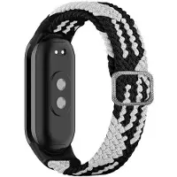 Beline pasek Mi Band 8 Textile czarno/biały black/white (Textile), Sangles de montre, Noir, Blanc, Multicolore