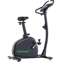 Tunturi Vélo d'appartement Signature E40 - Vélo de fitness avec 25 programmes d'entraînement - ergomètre - Bluetooth - accès bas - selle confort plus