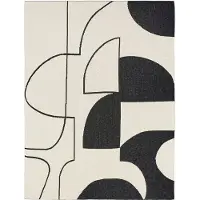 Broste Copenhagen Plaid Maren noir/beige
