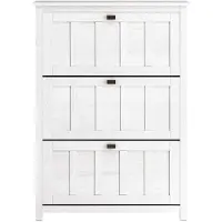 SoBuy meuble à chaussures - Blanc Vintage - 80x30x111 cm