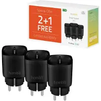 Hombli Prise Connectée Noir Lot de 3