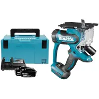 Makita DSD180RTJ Scie Plaque De Plâtre Sans-fil - 18V Li-ion - 2 Batteries 5,0 Ah - Mbox