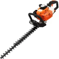 vidaXL Taille-haies à essence orange et noir 722 mm