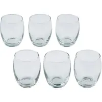 24.Se Lot de 6 verres à boire (350 ml), Verres, Transparent