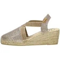 Toni pons Triton Wedge Espadrilles Beige,Argenté EU 44 Femme