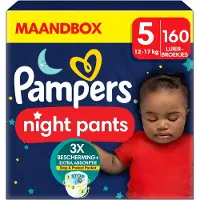 Pampers Baby-Dry Night Pants (Taille 5, Pack mensuel, 160 pcs)