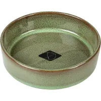 D & D Jasper Cat Bowl Green (20 cl)