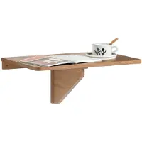 SoBuy FWT03-PF Table de salle à manger pliante - Max. 20 kg - 60 x 40 x 2 cm - Marron