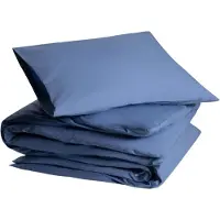 Yumeko - Parure de lit - Percale De Coton - 140x220 - Bleu