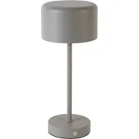 TRIO LED-Akku-Tischleuchte Jeff R59151177 grau, 1,5 W, 120 lm, 3000 K (120 lm)