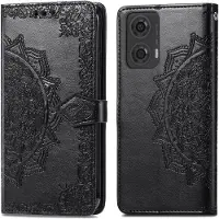IMoshion Etui de télephone Mandala pour Motorola Moto G04 / G24 - Noir