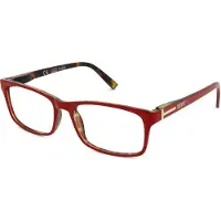 Zippo Lunettes de lecture avec lignes douces idéales pour les hommes et les femmes Rouge Demi 1.0x