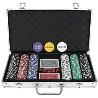 Iso Trade Set de poker dans un coffret en aluminium - 500 jetons