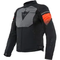 Dainese Air Fast VesteTextile Noir/Gris/Rouge néon 48 hommes