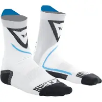 Dainese Dry Mid, chaussettes ,Blanc/Gris/Bleu ,39-41 EU