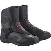 Alpinestars Ridge V2, bottes courtes imperméables ,Noir/Rouge ,44 EU