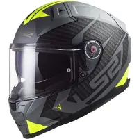 LS2 Casque intégral LS2 FF811 VECTOR II Splitter Hi-Viz Jaune Matt Titan taille XXL