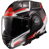 LS2 FF901 Advant X Spectrum casque pliable, noir/blanc/rouge, XS (53/54)
