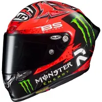 HJC RPHA 1 Fabio Quartararo Replica Rouge Noir Casque Intégral Taille 2XL