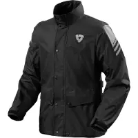 REV'IT! Revit Nitric 4 H2O, veste de pluie pour moto, noire, taille 2XL