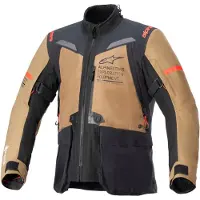 Alpinestars Veste de moto textile imperméable ST-7 2L Gore-Tex, marron/noir, XL