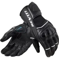 REV'IT! Xena 4 Femmes gants Noir/Blanc L