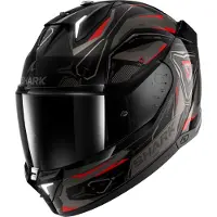 Shark Casque Skwal i3 Linik, noir/gris/rouge, M (57/58)