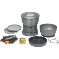 Esbit - Set cuisson anodise avec rechaud alcool CS2350WN - Unisex