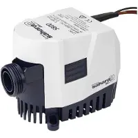 Attwood Sahara Mk2 S800 800gph Pompe de cale automatique 12v Blanc Blanc One Size