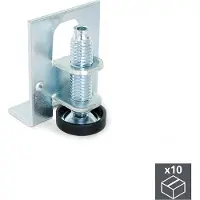 Emuca Lot de 10 kits de vérins M10 pour meubles