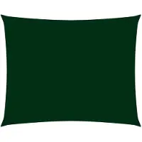 vidaXL Voile de parasol tissu oxford rectangulaire 2x3,5 m vert foncé