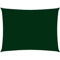 vidaXL Voile de parasol tissu oxford rectangulaire 2x4,5 m vert foncé