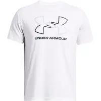 Under Armour T-Shirt fonctionnel 'Foundation' opal / noir / blanc