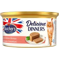 Butcher's Classic Delicious Dinners avec mousse de saumon et de crevettes 24x85 g