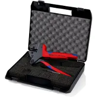 Knipex 97 43 200 - Pince à sertir universelle pour matrices de sertissage interchangeables