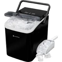 Kitchenbrothers Machine à glaçons 1.5L 12kg/24h - Portable - Fonction auto-nettoyante - Noir