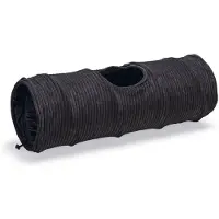 Designed By Lotte Acanalado Cat Tunnel Gris 25 x 25 x 75 cm