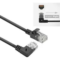 ACT DC2903, 3 m, Cat6a, U/UTP (UTP), RJ-45, RJ-45, Noir