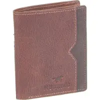 Mustang Cuir porte-monnaie La Spezia Wallet Cognac brun
