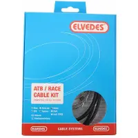 Elvedes Kit de câbles de frein universel 2015009 noir 8 pièces