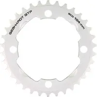 Gebhardt GTP -Plateau de chaîne uni gris 36T 4G Shimano 104 mm
