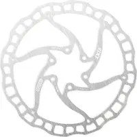 Elvedes Lx16 6 Rotor Bolts Brake Disc Argenté 160 mm
