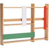 Hubsch Étagère Murale/porte-revues Pretty Arki Naturel/multicolore | 881921