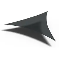 Platinum sun & shade Toile D'ombrage Coolfit Platinum Triangle Noir 360x360x360 Cm